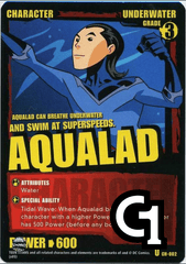 Aqualad (grade 3) Uncommon - 1st Edition